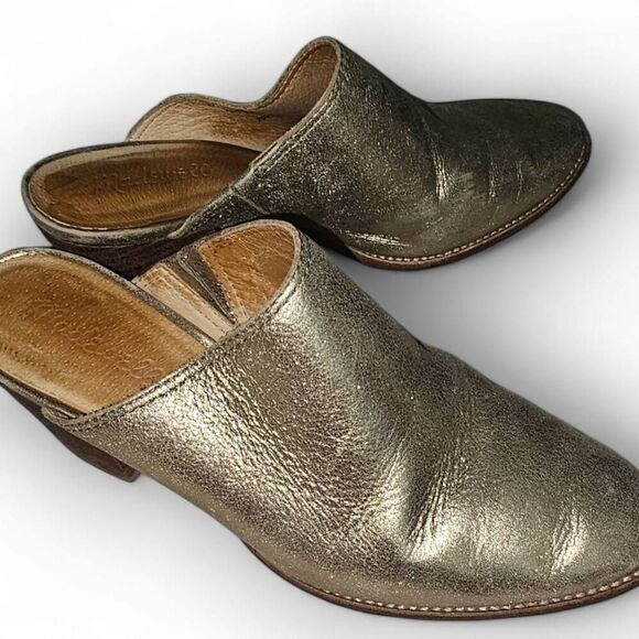 Madewell Harper Mule in Metallic - Picture 3 of 6